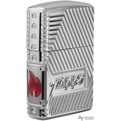 ENCENDEDOR ZIPPO BOLT DESIGN SILVER EXCLUSIVE COLLECTION