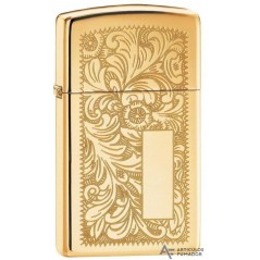 ENCENDEDOR ZIPPO VENETIAN BRASS SLIM 1652B