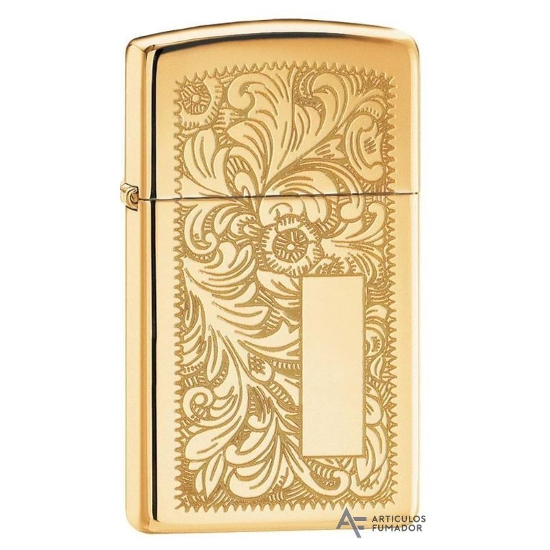 ENCENDEDOR ZIPPO VENETIAN BRASS SLIM 1652B