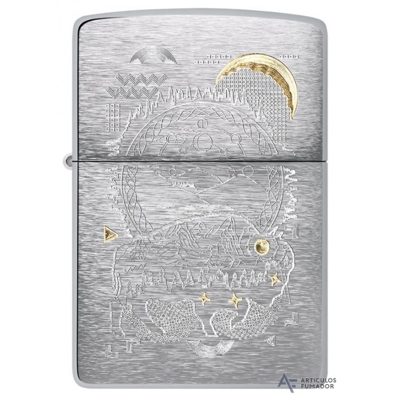 ENCENDEDOR ZIPPO BISON DESIGN AUTO 200