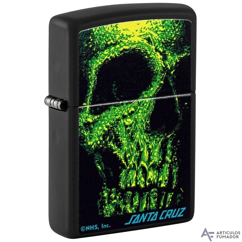 ENCENDEDOR ZIPPO SKULL SANTA CRUZ 218