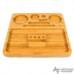 BANDEJA RAW BAMBOO 22X20X2 CM ROLLING TRAY