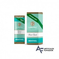 TARJETA MENTHOL GOLDEN FILTER PARA CIGARRILLOS