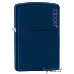 Classic Navy Matte Zippo Logo