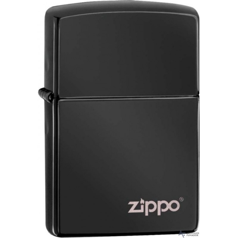 ENCENDEDOR ZIPPO EBONY LOGO